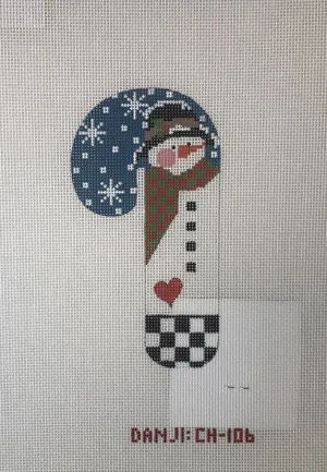 * Danji CH106 Black Hat Heart Snowman Candycane