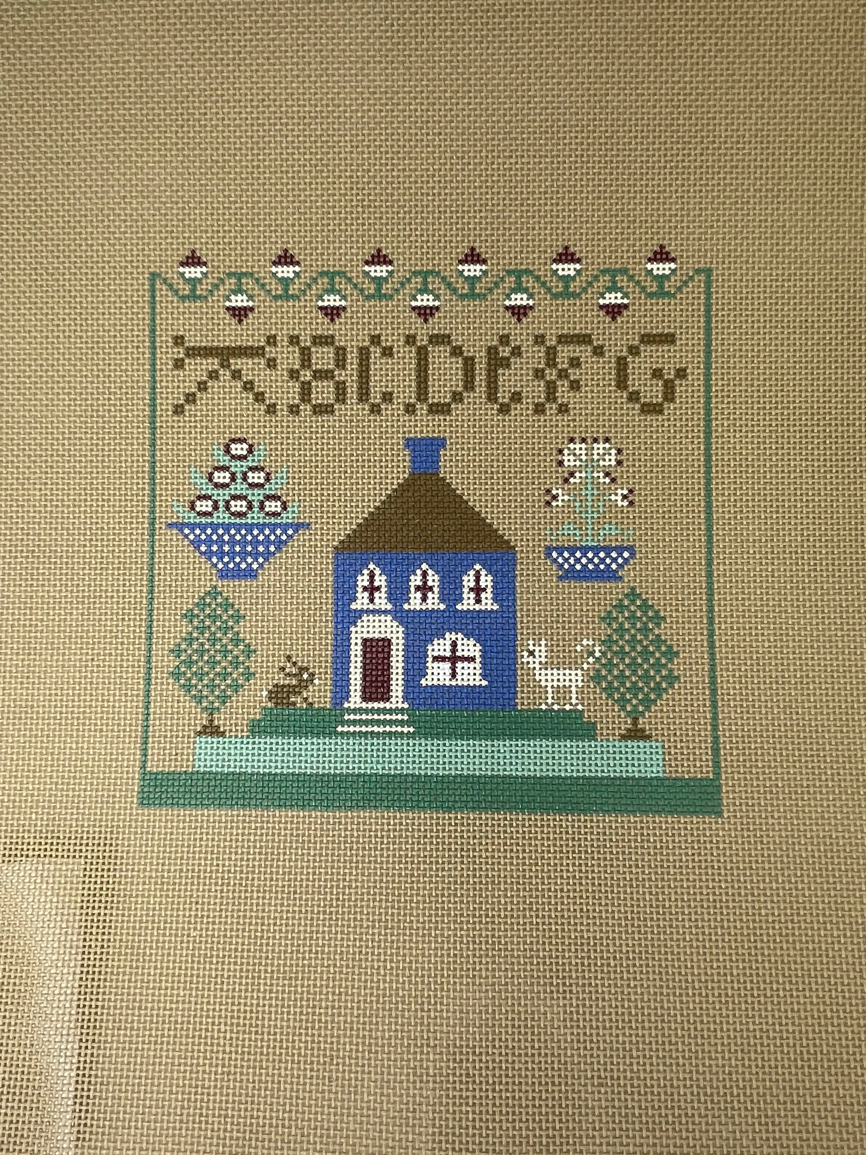 * Workbasket WB-13 Blue House