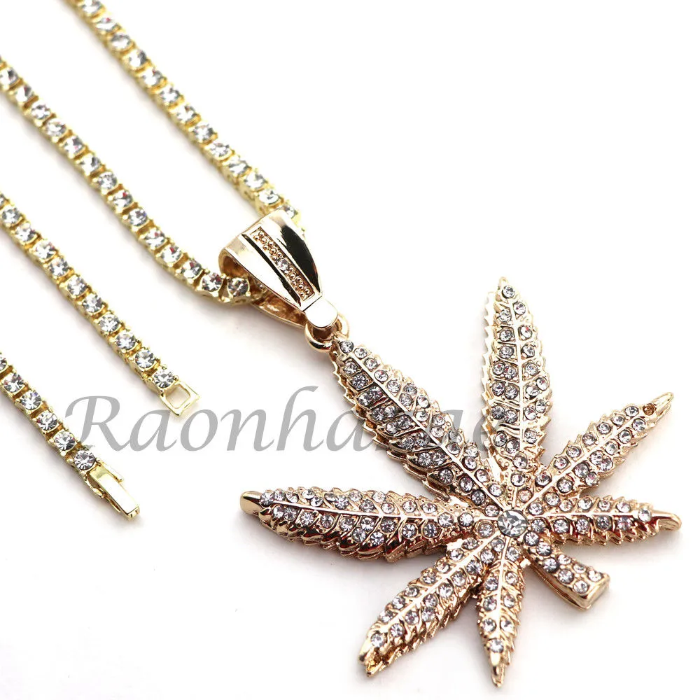 14K GOLD PT HAND GRENADE 18" TENNIS CHAIN 16" 30" CHOKER CUBAN CHAIN 24