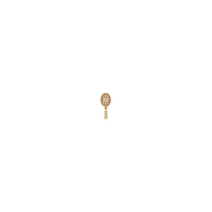 14k Itty Bitty Diamond Tennis Racket Stud