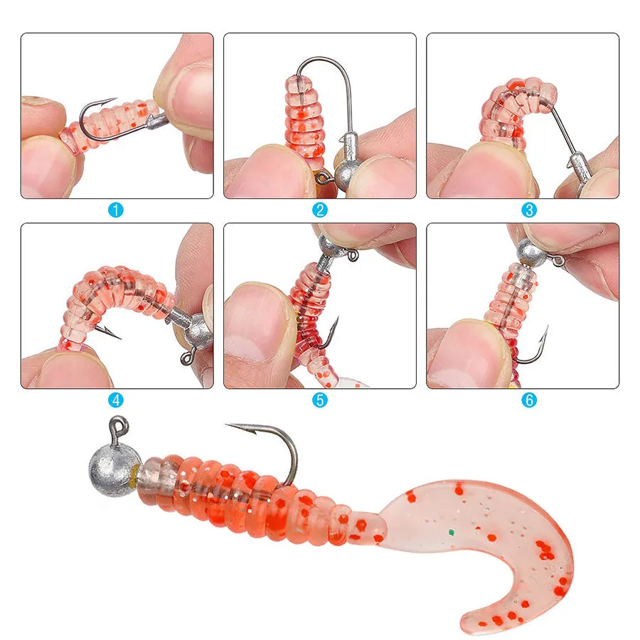 1g 2g 3g 4g 5g 10g 20g 22g 25g 28g Jig head fishing hook lure for soft bait