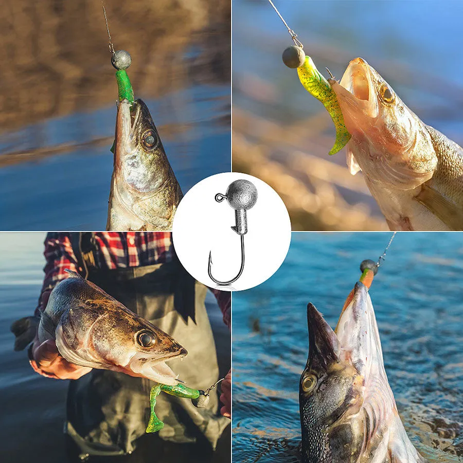 1g 2g 3g 4g 5g 10g 20g 22g 25g 28g Jig head fishing hook lure for soft bait