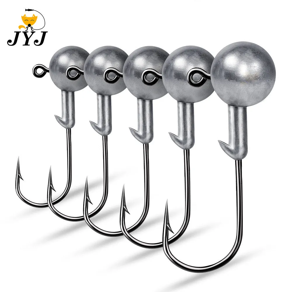 1g 2g 3g 4g 5g 10g 20g 22g 25g 28g Jig head fishing hook lure for soft bait