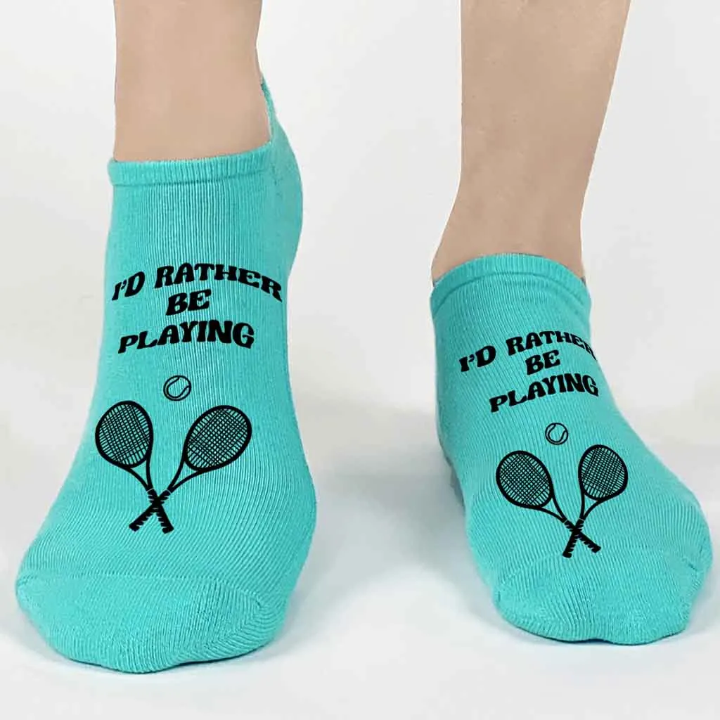 3 Pair Pack Tennis Gift Socks for Women: Fun Tennis Gift for Her