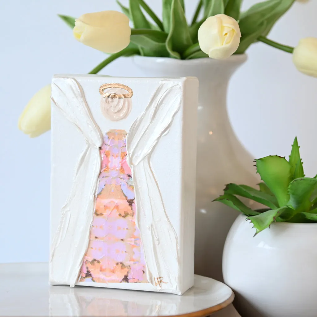 4"x6" Kaleidoscope Angel Canvas