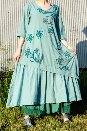 7252 Dahlia Dress Turquoise-P