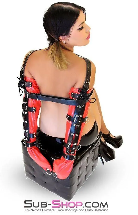 8762BD  Deluxe Full Length Armbinder Mittens