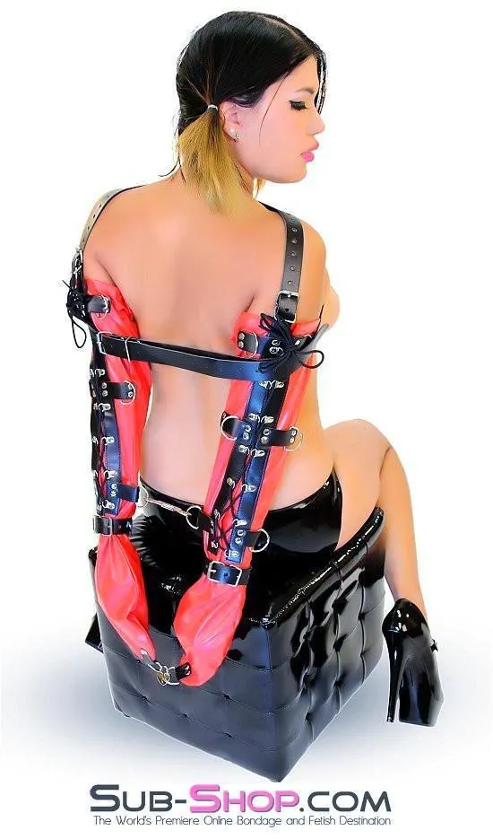 8762BD  Deluxe Full Length Armbinder Mittens