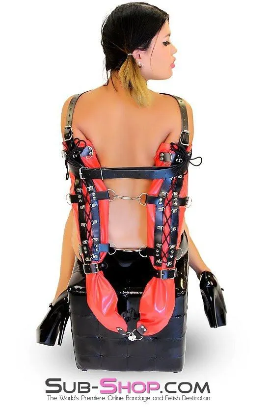 8762BD  Deluxe Full Length Armbinder Mittens