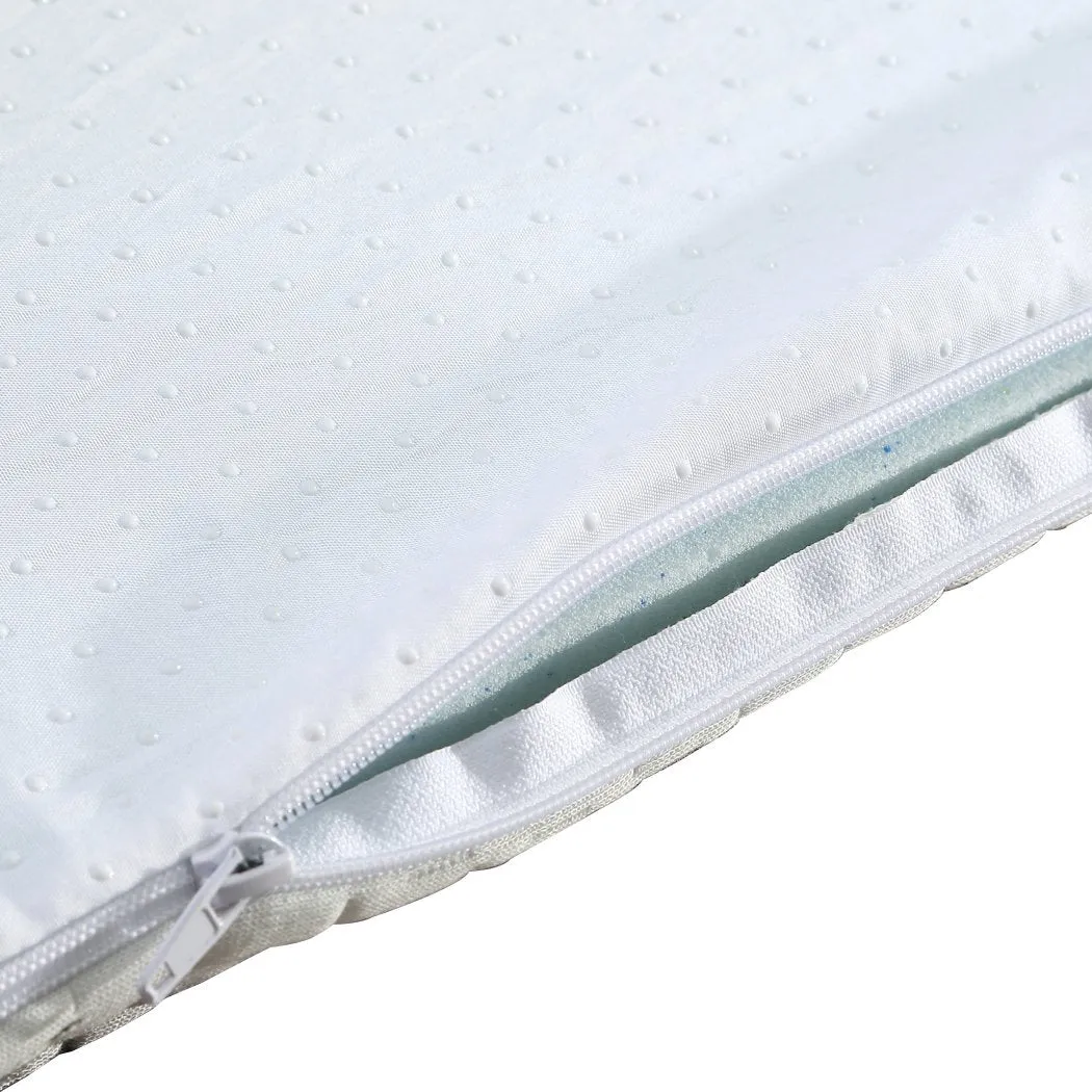 8cm Bedding Cool Gel Memory Foam Bed Mattress Topper Bamboo Cover Double