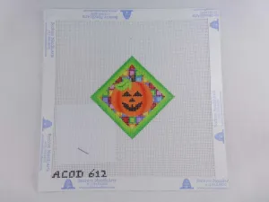 A Collection of Designs 612 Green Boarder Pumpkin