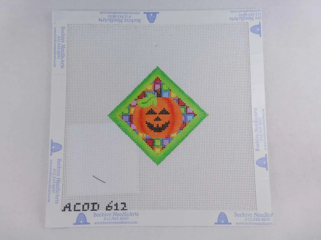 A Collection of Designs 612 Green Boarder Pumpkin