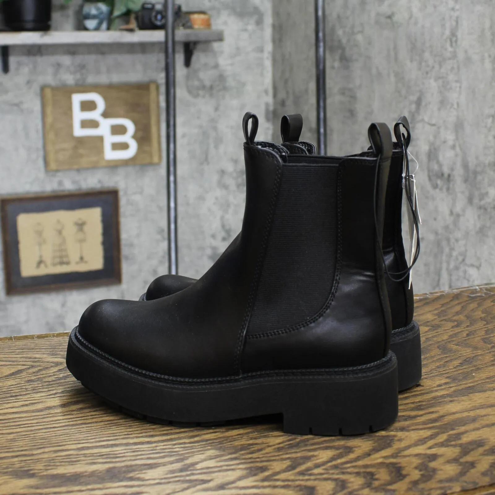 A New Day Women's Demi Chelsea Boots with Memory Foam Insole 87930239 Black 6.5M