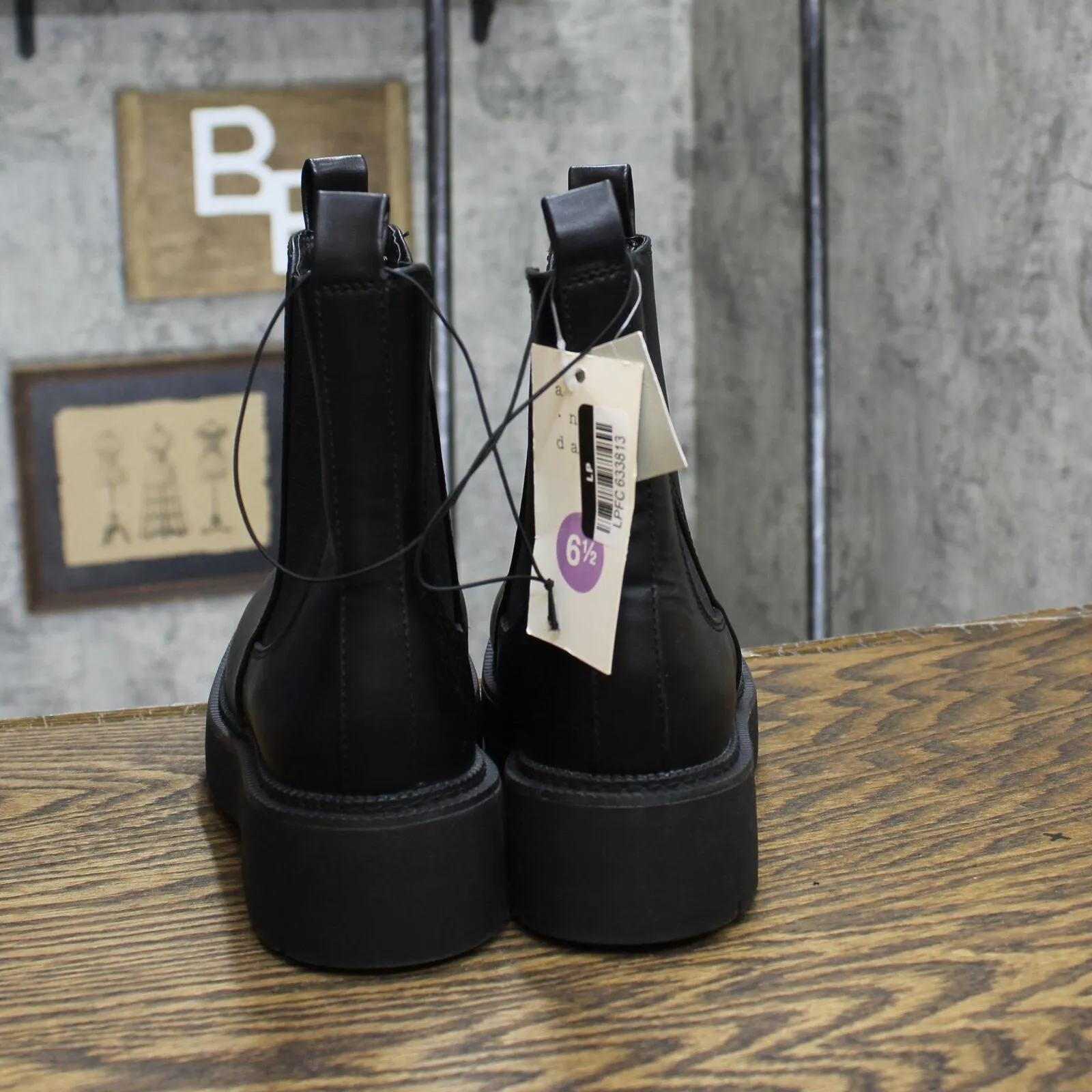 A New Day Women's Demi Chelsea Boots with Memory Foam Insole 87930239 Black 6.5M