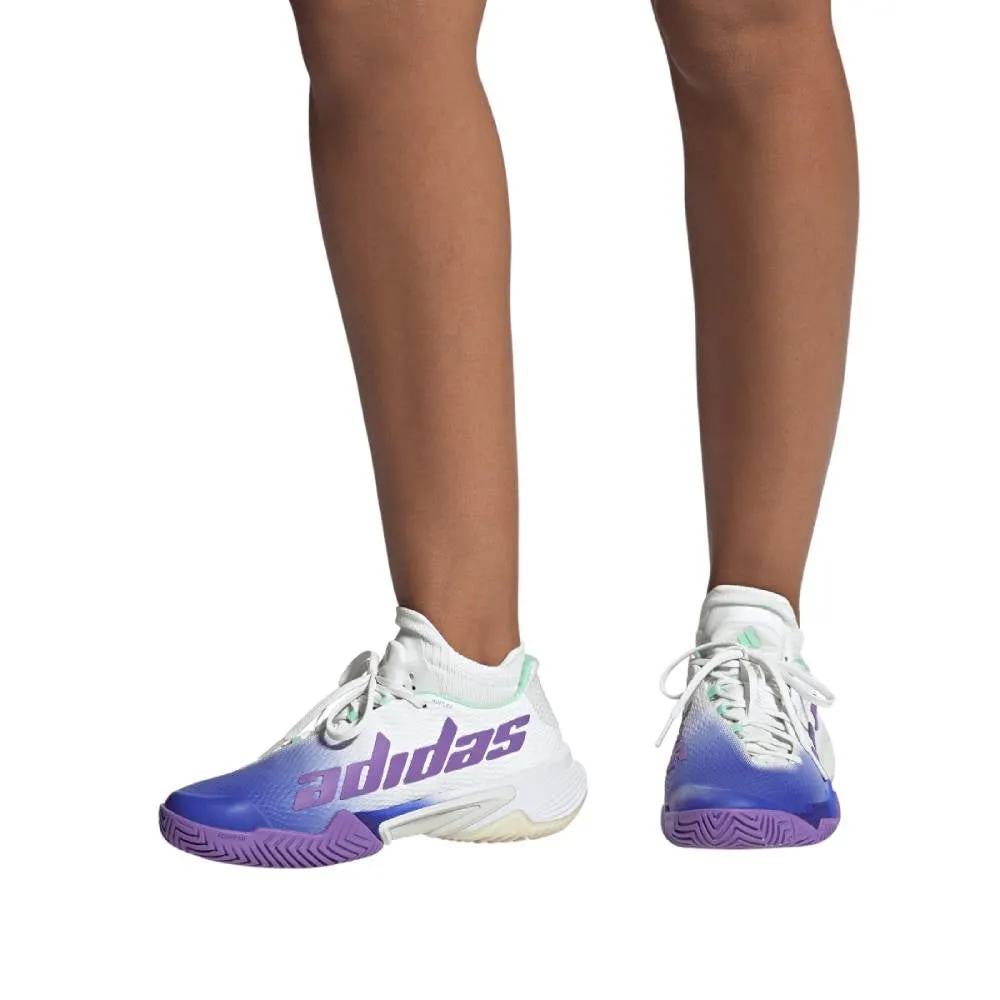 adidas Barricade Women's Tennis Shoe (Blue/Purple)