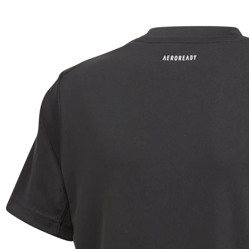 Adidas Boys Club 3-Stripe Tee - Black/White
