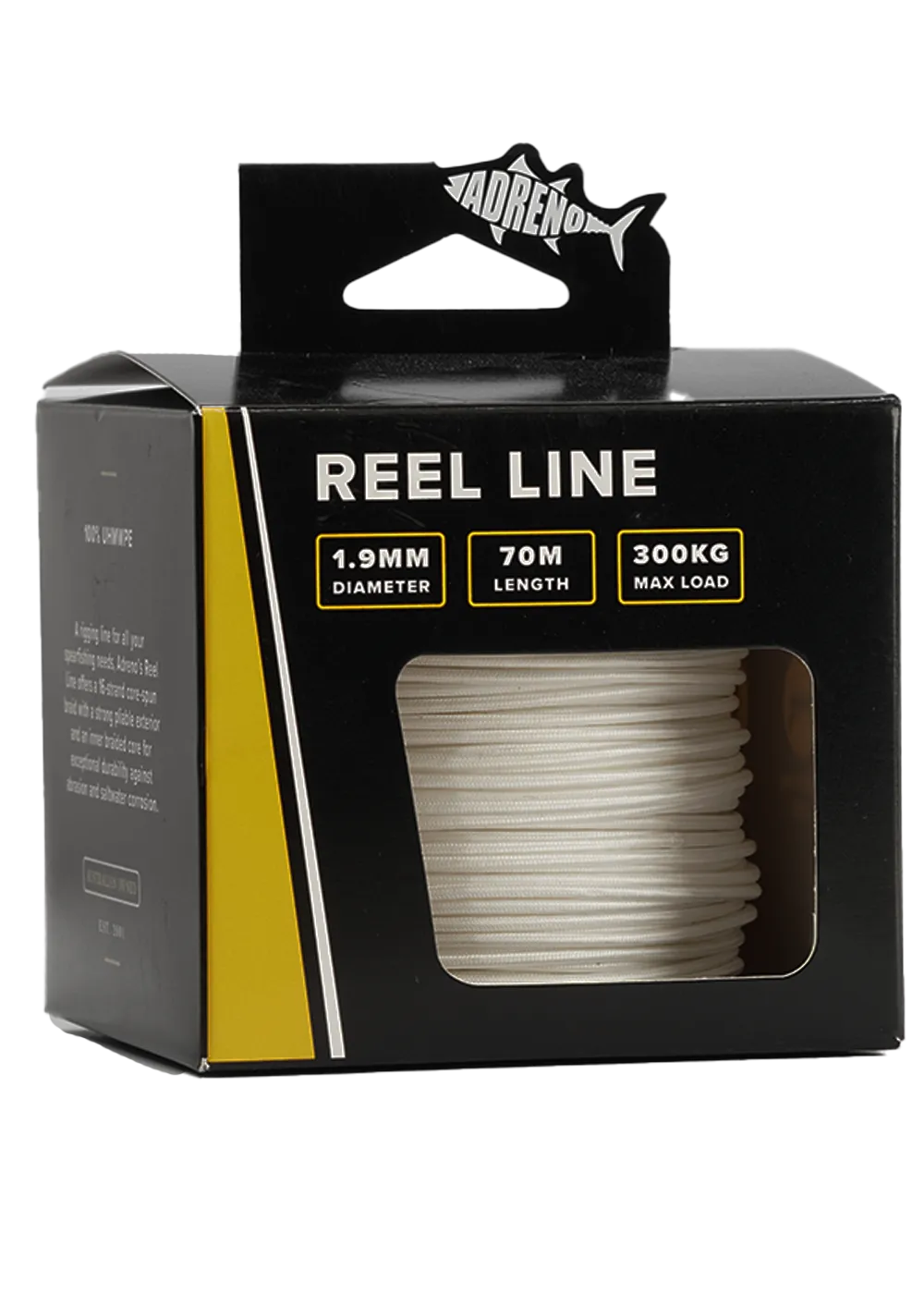 Adreno 1.9mm Reel Line - 70m - White