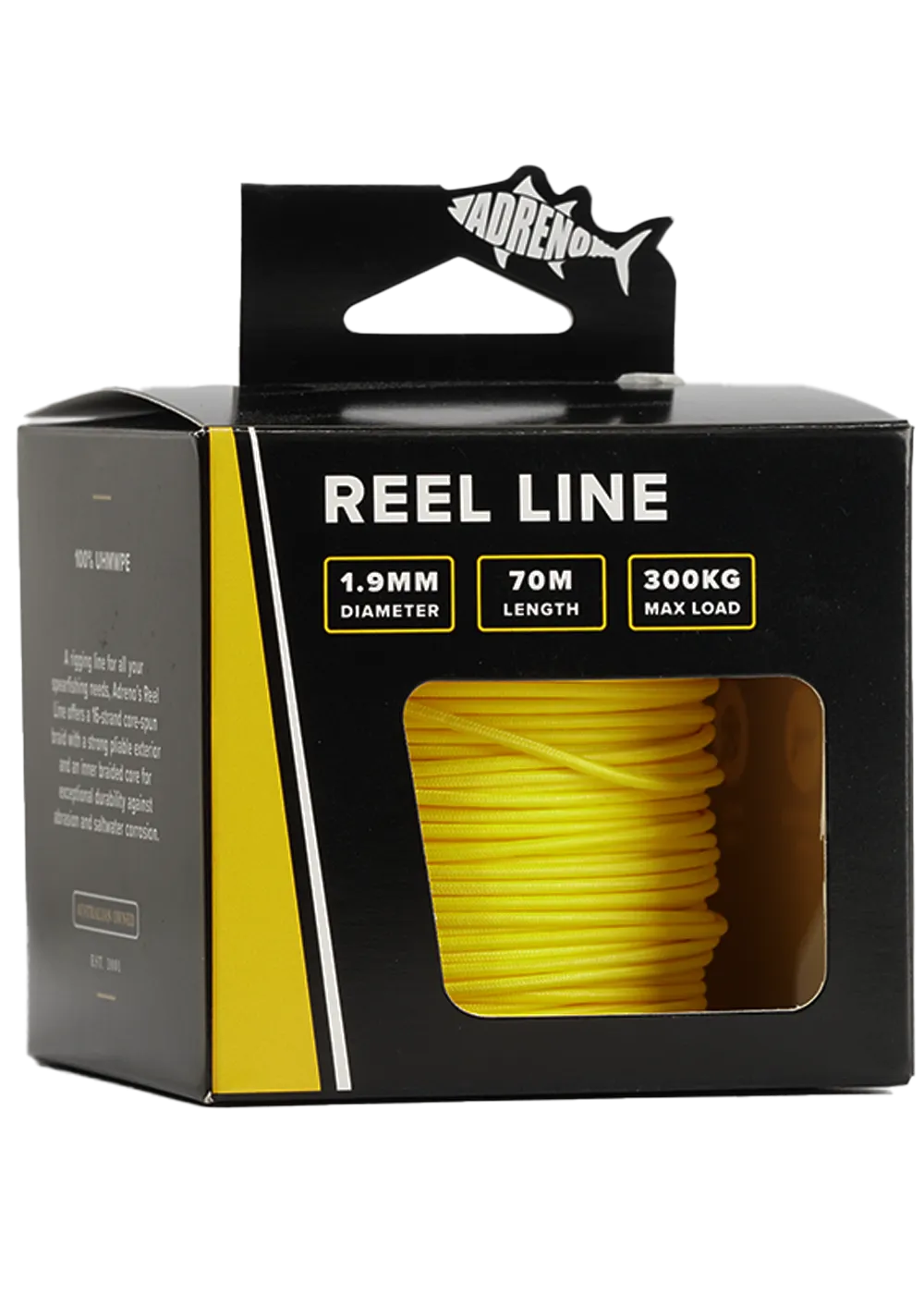 Adreno 1.9mm Reel Line - 70m - Yellow
