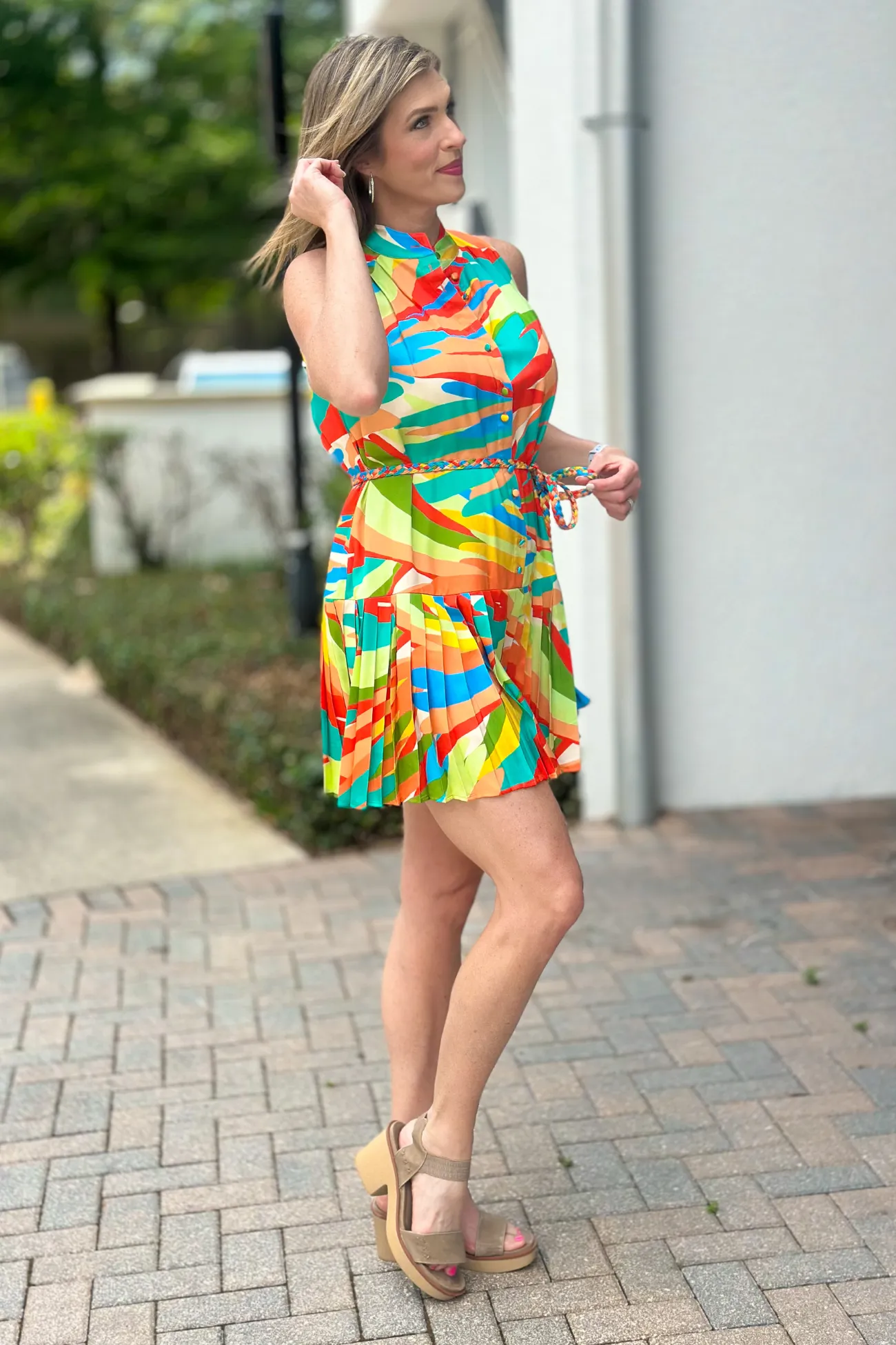 Alden Adair Agave Bella Mini Dress