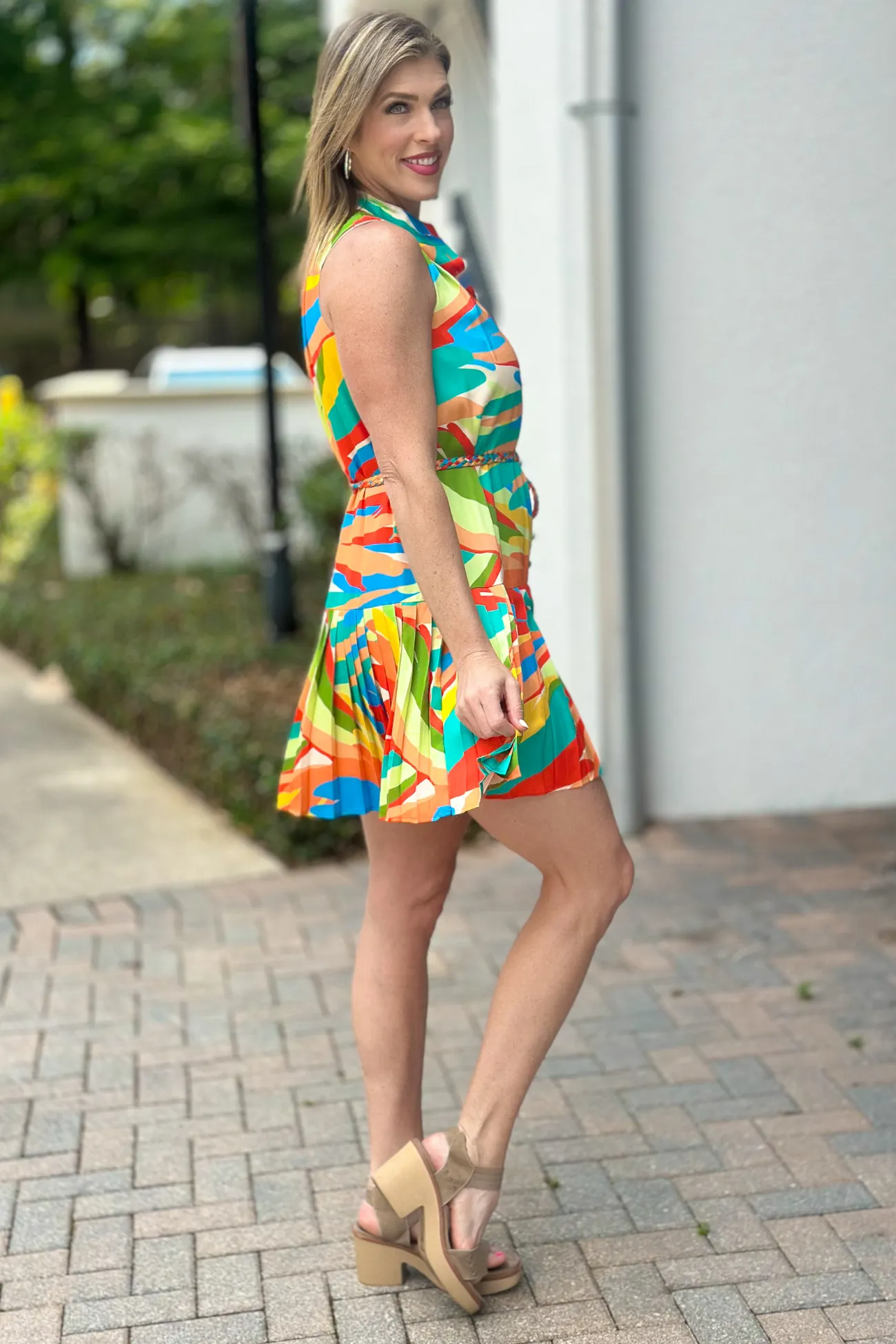 Alden Adair Agave Bella Mini Dress