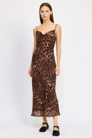 All You Said Leopard Maxi Dress