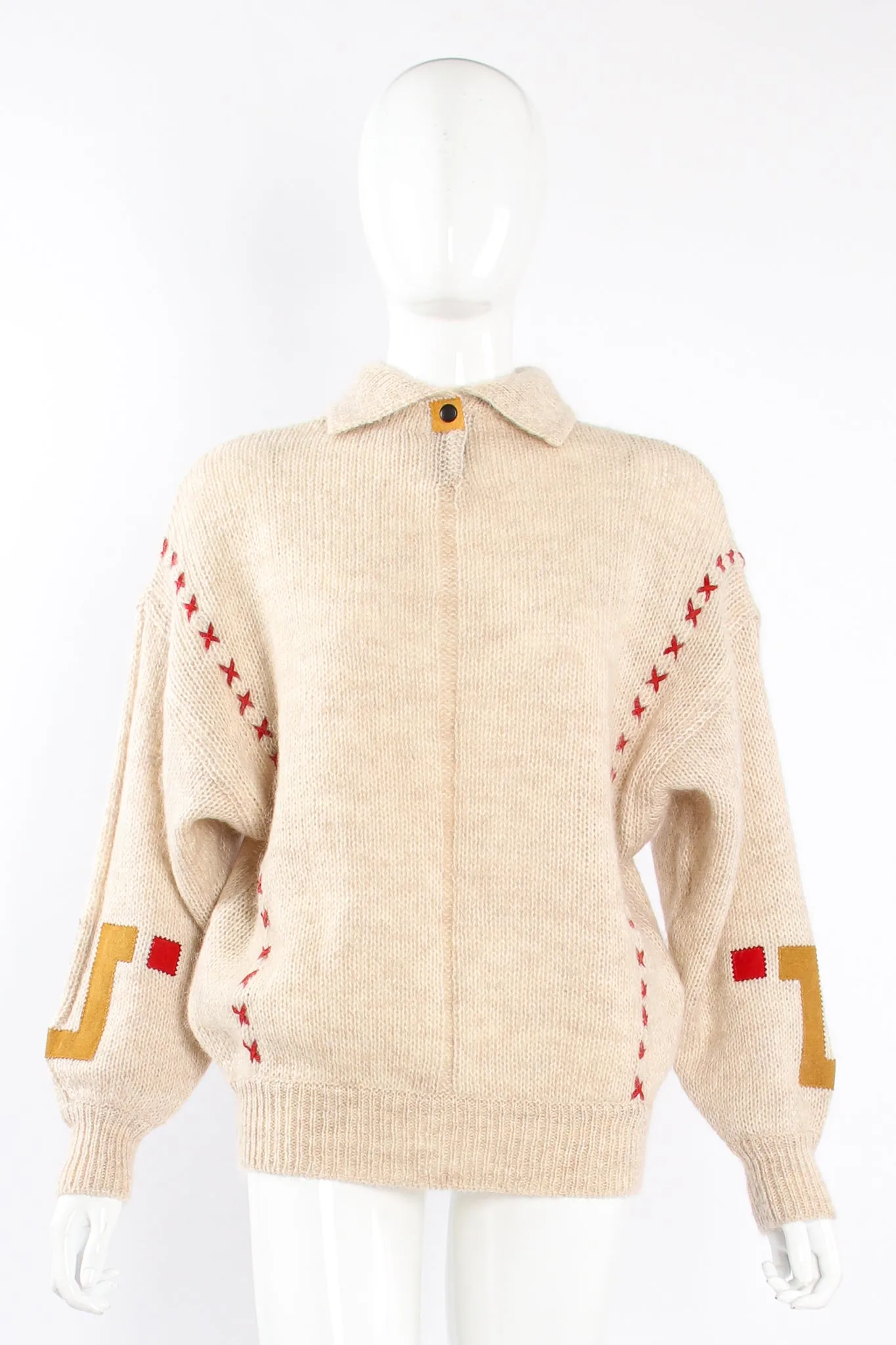 Alpaca Appliqué Sweater