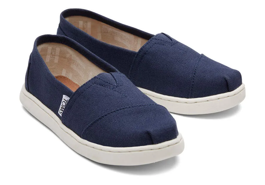 Alpargata Navy Canvas Juvenil