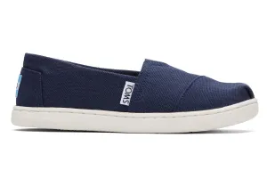 Alpargata Navy Canvas Juvenil