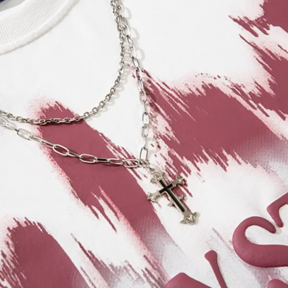 American Graffiti Necklace Foam T-shirt