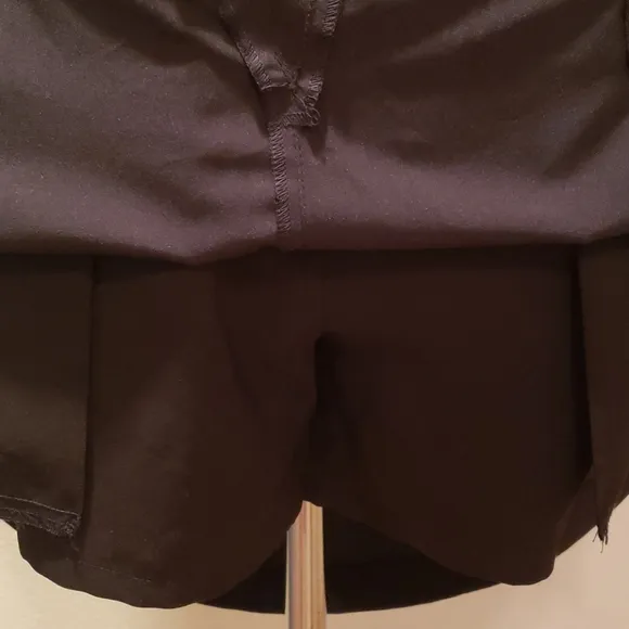 ANNIKA CUTTER &amp; BUCK BLACK SKORT CASUAL ATHLEISURE ACTIVEWEAR GOLF TENNIS SHORTS