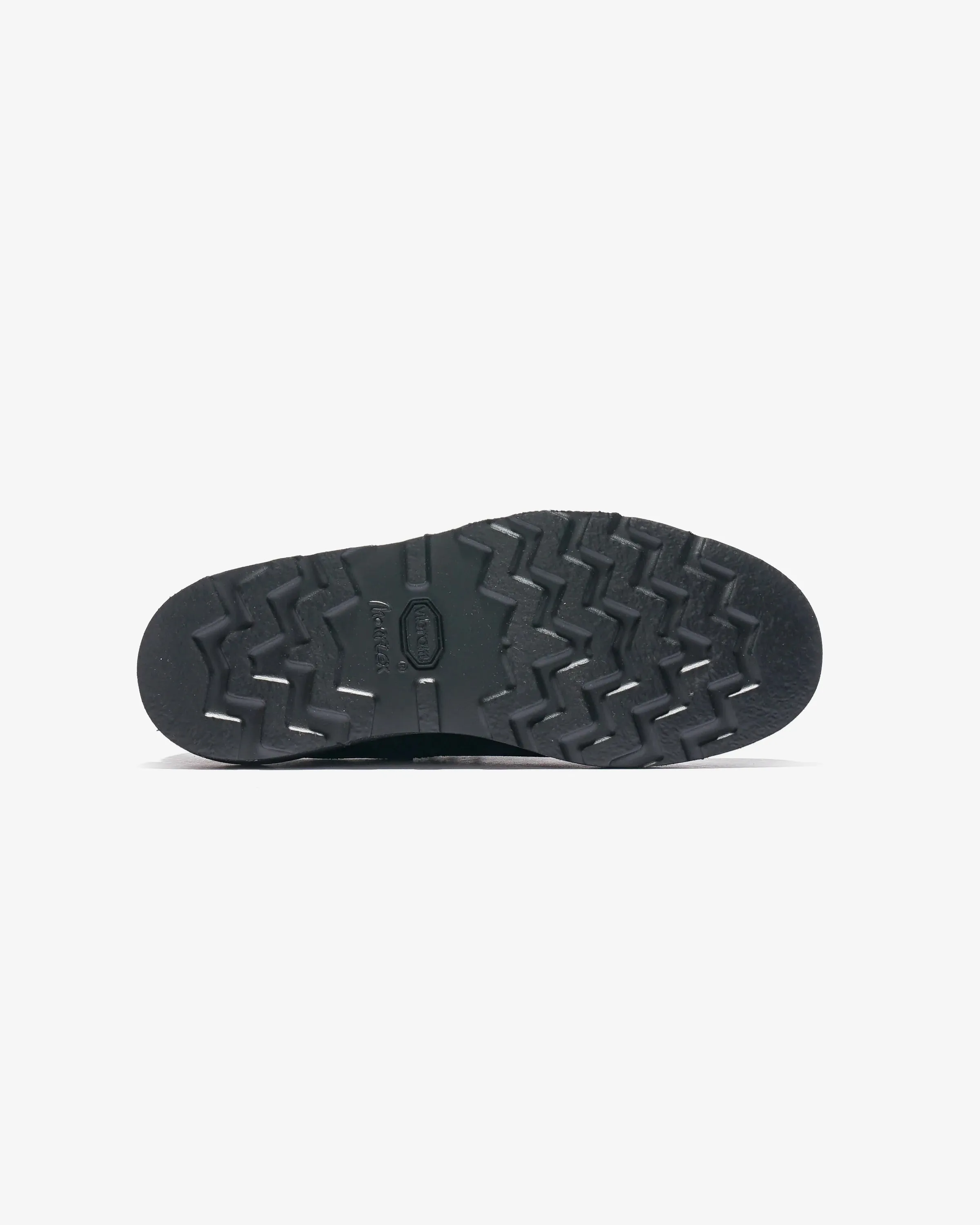 Asymmetric Gibson Brogue – Black Suede