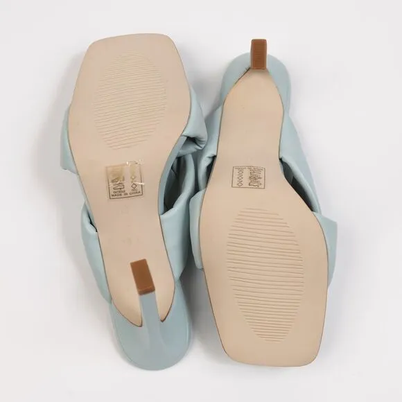 Azalea Wang chunky sandal in bone size 8