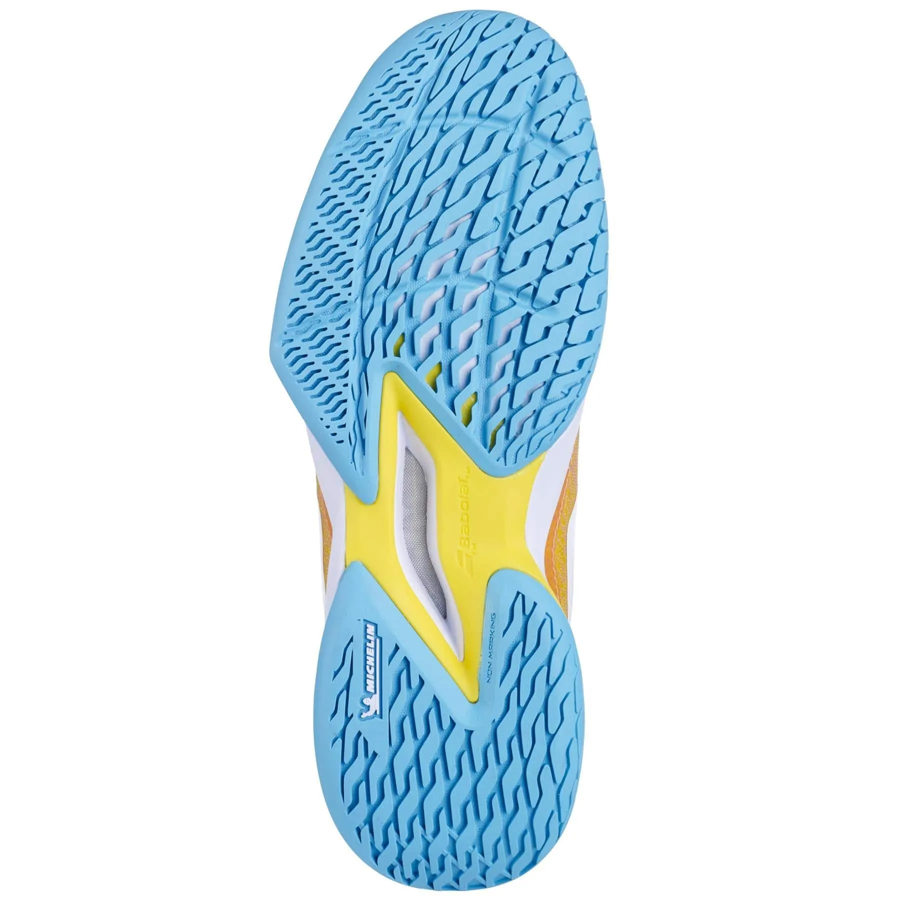 Babolat Jet Mach 3 2024 Womens Tennis Shoes - Coral / Gold Fusion