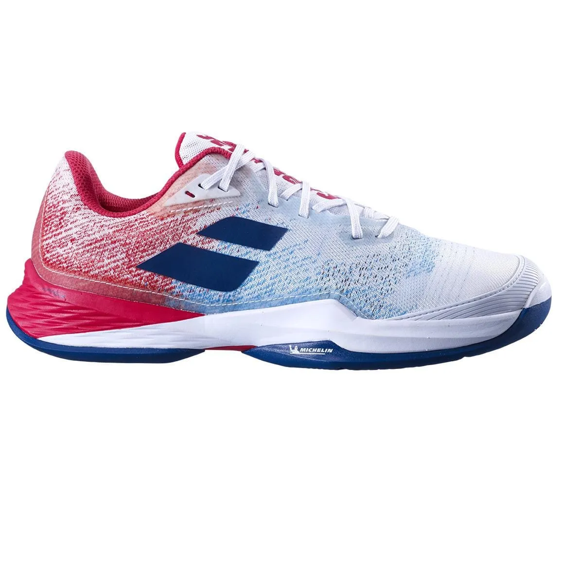 Babolat Jet Mach 3 All Court Mens Tennis Shoes - White / Estate Blue