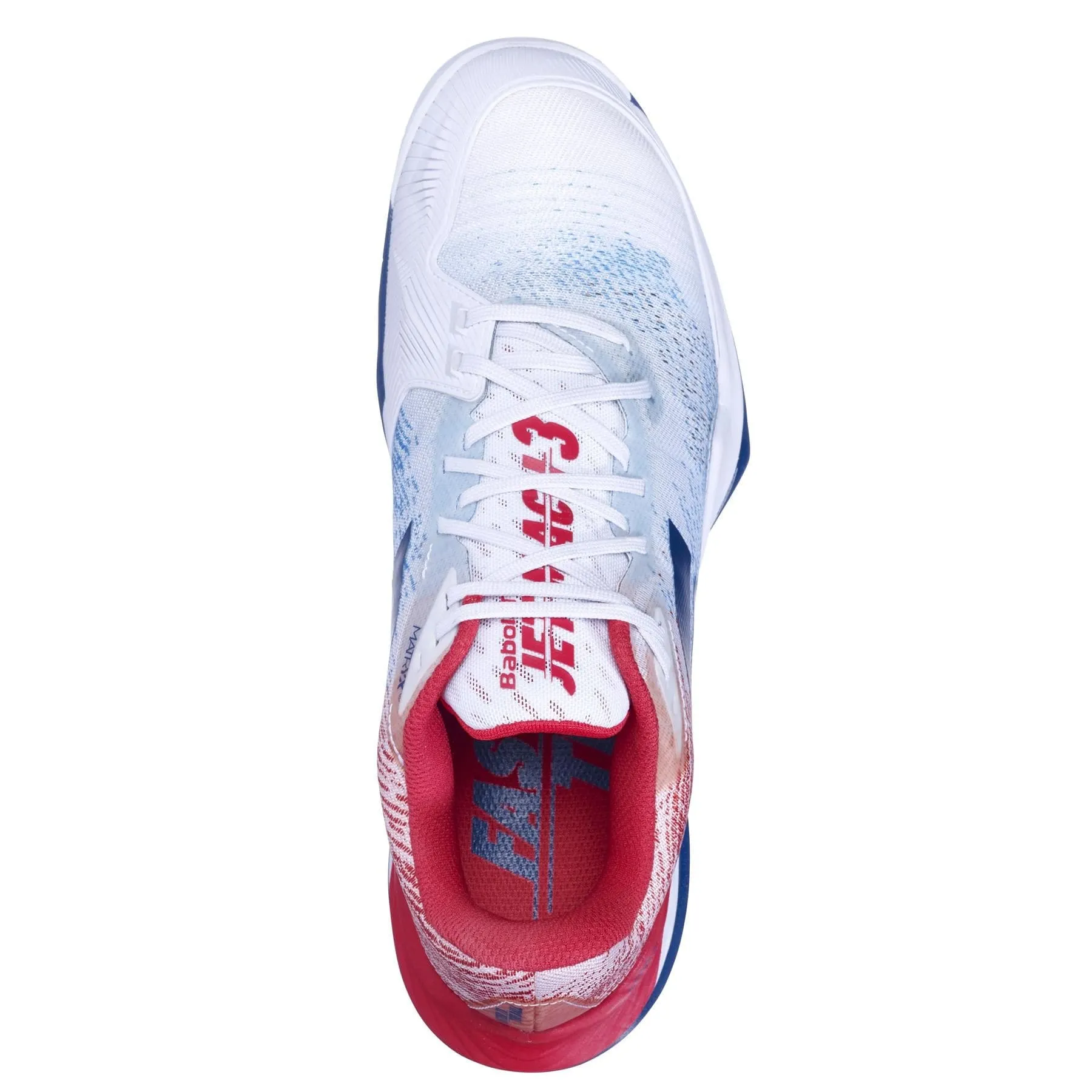 Babolat Jet Mach 3 All Court Mens Tennis Shoes - White / Estate Blue