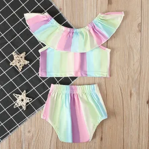 Baby and Toddler Rainbow 2-piece set