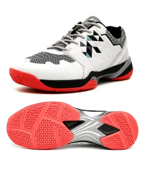 Badminton Value Shoes - Unisex - White/Red