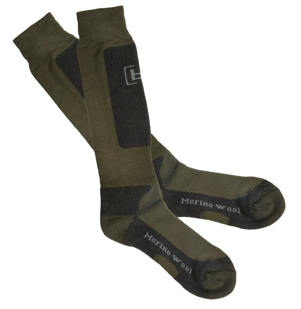 Banded Base Midweight Knee Length Merino Wool Socks