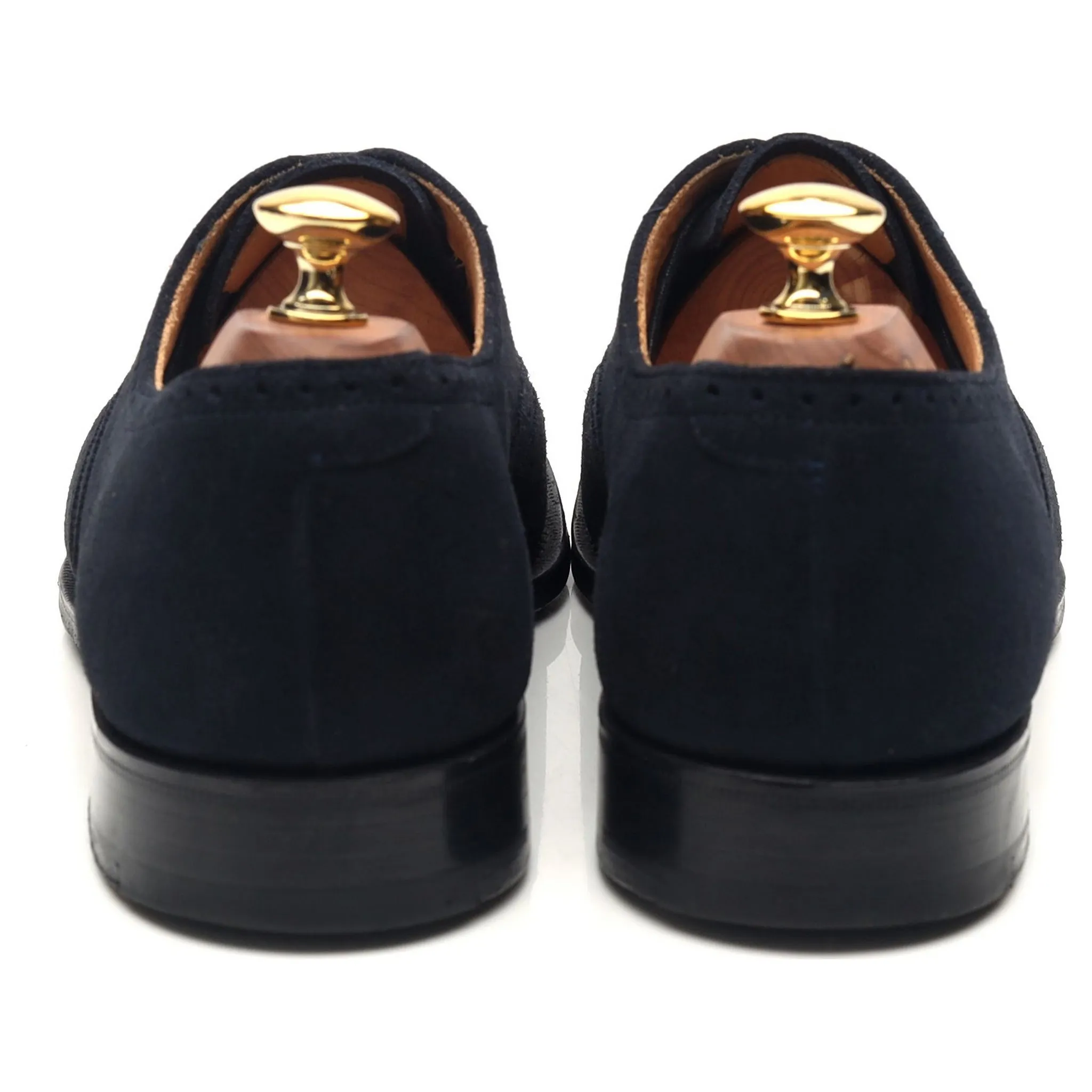 'Berlin' Navy Blue Suede Brogues UK 6 G
