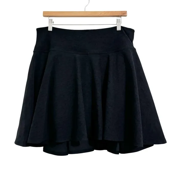 Beyond Yoga Hot Shot Circle Skirt Skort Dark Night Black NWT Size 2X