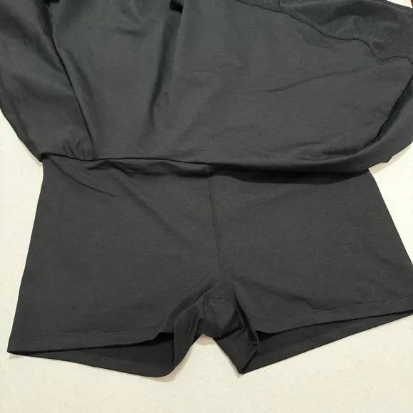 Beyond Yoga Hot Shot Circle Skirt Skort Dark Night Black NWT Size 2X