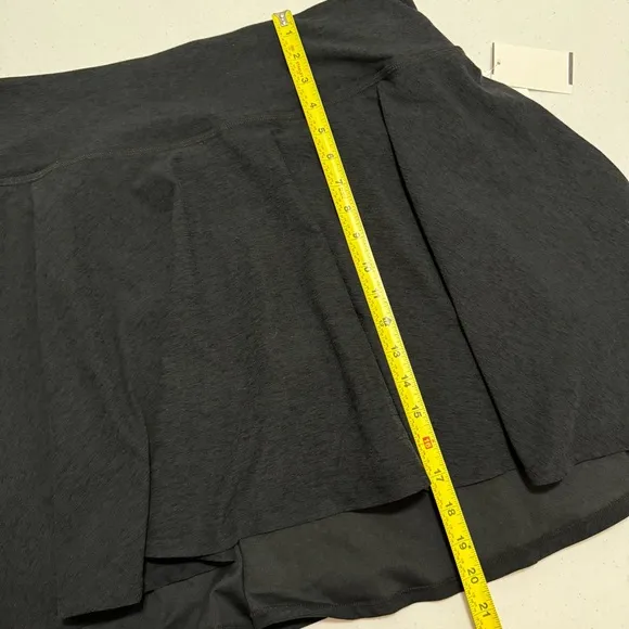 Beyond Yoga Hot Shot Circle Skirt Skort Dark Night Black NWT Size 2X