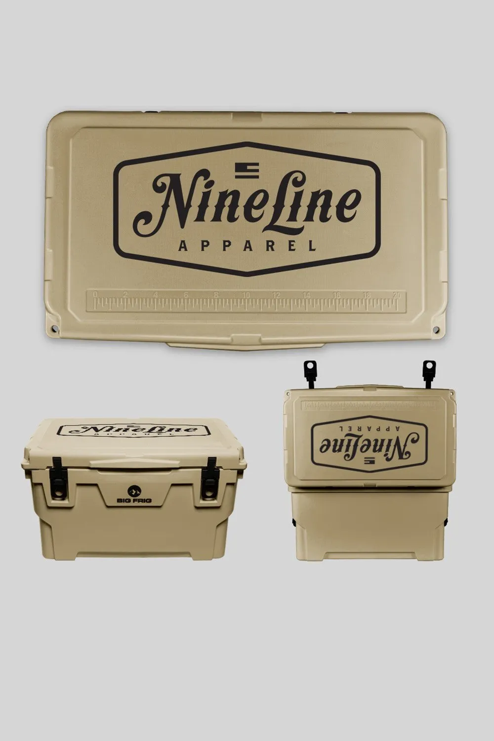 Big Frig Cooler - Classic Nine Line Logo