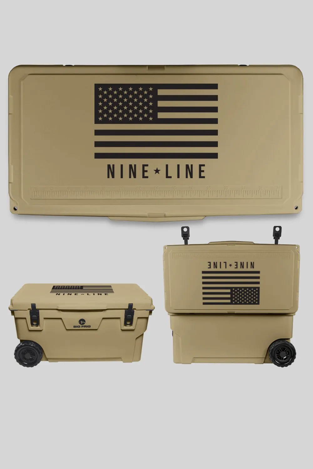Big Frig Cooler - Classic Nine Line Logo