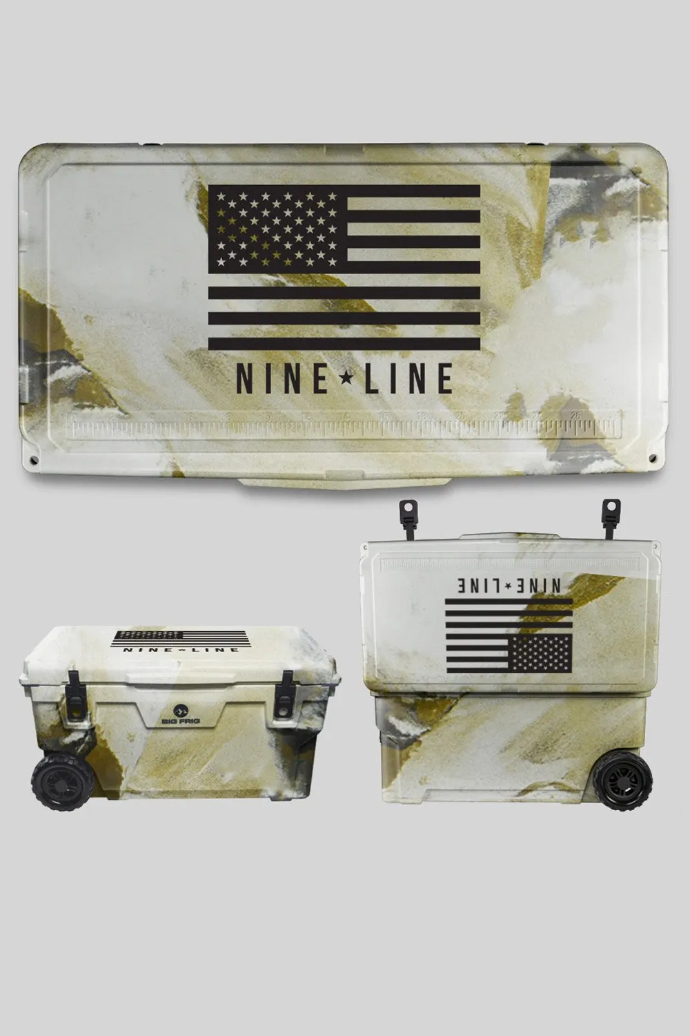 Big Frig Cooler - Classic Nine Line Logo