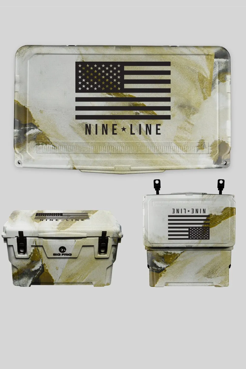 Big Frig Cooler - Classic Nine Line Logo