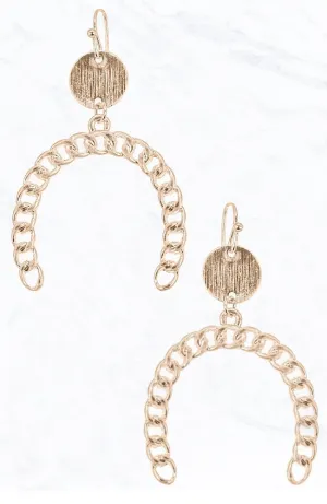 Braided Horseshoe Earrings