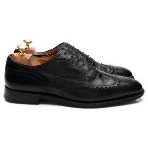 'Brisbane' Black Leather Oxford Brogues UK 10 F