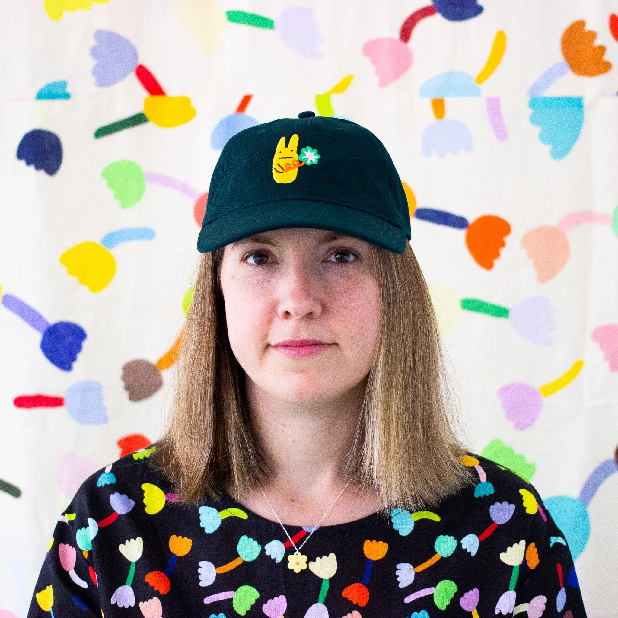 BUNNY CAP - PINE GREEN