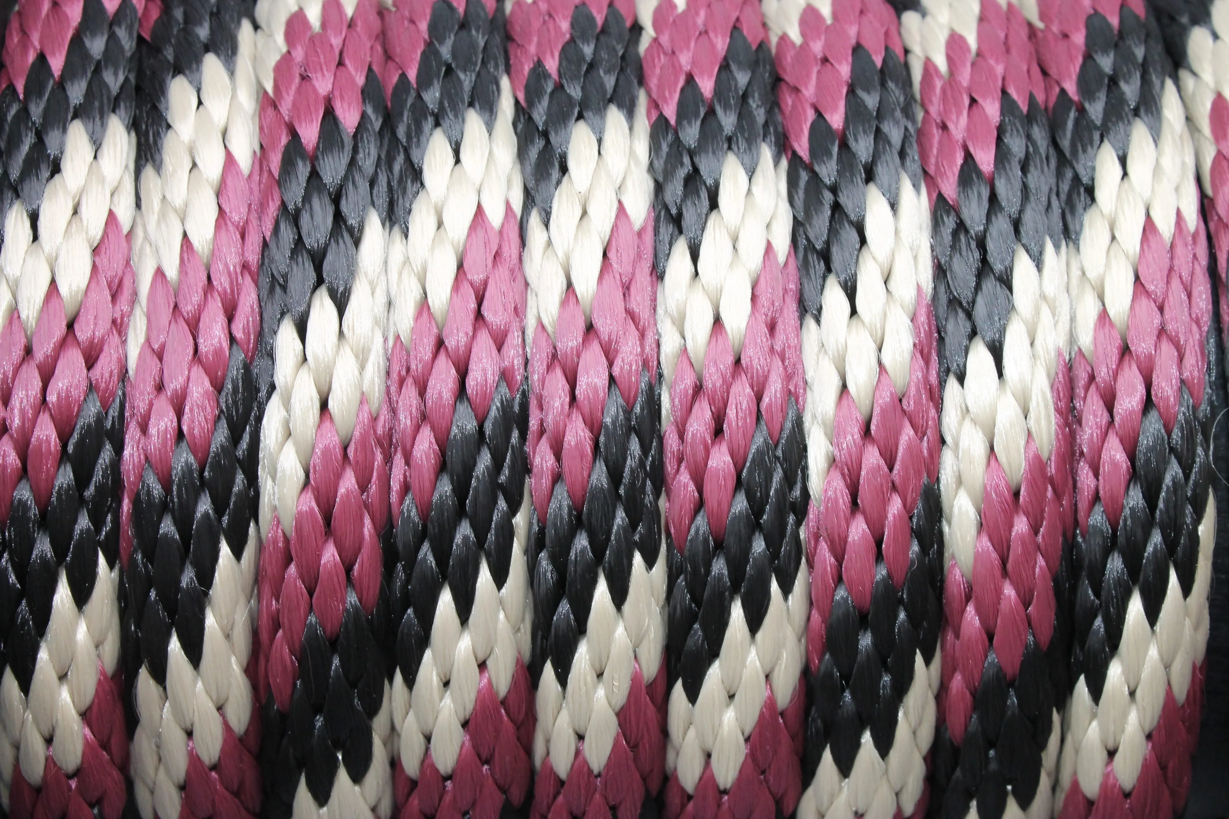 Burgundy, Black, & Tan Solid Braided Multifilament Polypropylene Rope